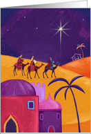 Modern Three Kings on Camels card