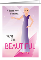 Female Cancer Patient Get Well Being Bald Is The New Beautiful card