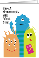 Have a Monsterously Fun School Year! card