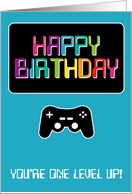 Happy Birthday Computer Techie Gamer Any Age Game Master card