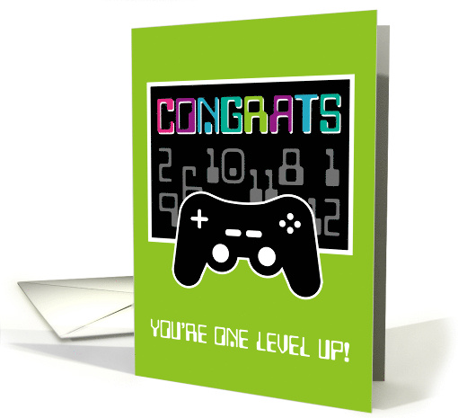 Congratulations Computer Techie Gamer Any Age Game Master Gaming card