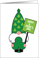 Happy St. Paddy’s Day You Adorable Mystical GNOME Across The Miles card