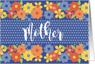 Mother Garden Of Colorful Flowers card