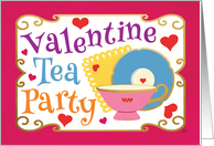 Valentine Tea Party Invitation card