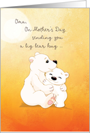 Oma Mother’s Day Bear Hugs For You card