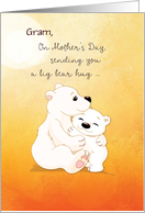 Custom Name Gram Mother’s Day Bear Hugs For You card