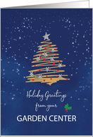 From Garden Center Christmas Tree on Navy card