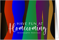 Have Fun at Homecoming Any Name with Colorful Dresses and Suits card
