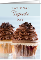 National Cupcake Day December 15th with 2 Yummy Cupcakes card