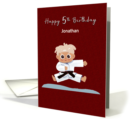Birthday for Grandson Taekwondo Martial Arts card (1752732)
