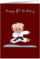 Birthday for Son Taekwondo Martial Arts card