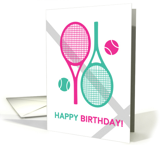 Tennis Happy Birthday card (1669888)