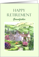 Grandfather on Retirement Rydal Mount Garden England Painting card