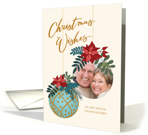 Custom Photo Christmas Wishes for Grandchildren with... (1750878)