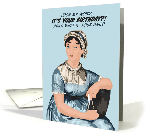 Birthday for Her Jane Austen Pride and Prejudice Quote card (1708852)