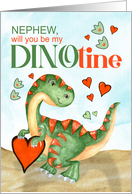 Nephew Valentine T-Rex Dinosaur Be Mine DINOtine card