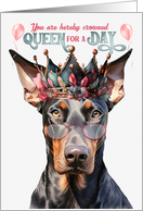 Birthday Doberman...