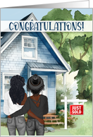 New Home Congratulations African American Lesbian Couple card