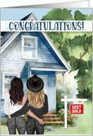 New Home Congratulations Lesbian Couple card