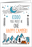 Summer Camp One Happy Camper card