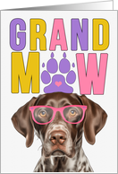 GrandMAW German Shorthair Pointer Grandparents Day Granddog card