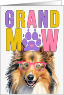 GrandMAW Shetland Sheepdog Grandparents Day from the Granddog card