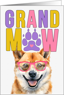 GrandMAW Shiba Inu Dog Grandparents Day from the Granddog card