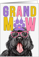 GrandMAW Black Russian Terrier Grandparents Day from Granddog card