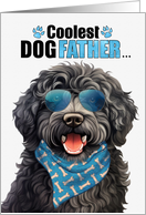 Father’s Day Barbet Dog Coolest Dogfather Ever card