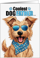 Father’s Day Berger Picard Dog Coolest Dogfather Ever card