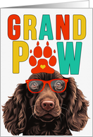 GrandPAW Boykin Spaniel Dog Grandparents Day from Granddog card