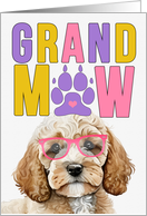 GrandMAW Cockapoo Dog Grandparents Day from Granddog card