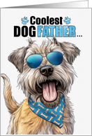 Father’s Day Glen of Imaal Terrier Dog Coolest Dogfather Ever card