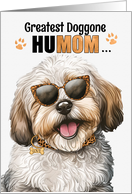 Mother’s Day Havanese Dog Greatest HuMOM Ever card