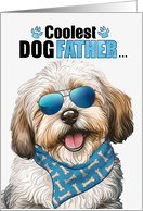 Father’s Day Havanese Dog Coolest Dogfather Ever card