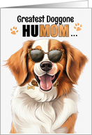 Mother’s Day Kooikerhondje Dog Greatest HuMOM Ever card