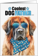 Father’s Day Leonberger Dog Coolest Dogfather Ever card
