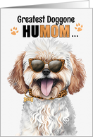Mother’s Day Maltipoo Dog Greatest HuMOM Ever card