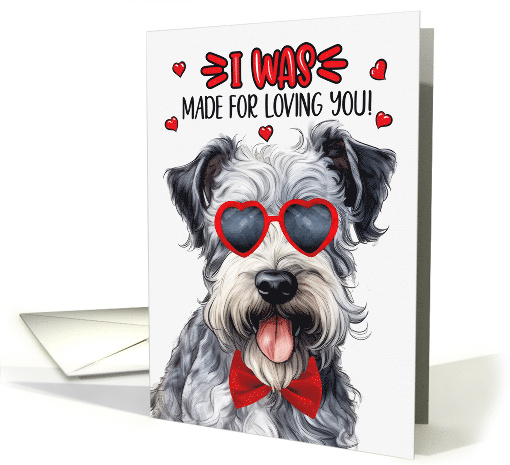 Valentine's Day Pumi Dog I Was Made for Loving You card (1809594)