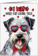 Valentine’s Day Pumi Dog I Was Made for Loving You card