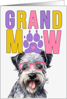 GrandMAW Pumi Dog Grandparents Day from Granddog card