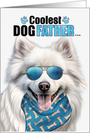 Father’s Day American Eskimo Dog Coolest Dogfather Ever card