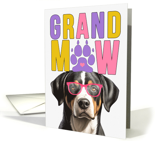 GrandMAW Greater Swiss Mountain Dog Grandparents Day card (1812796)