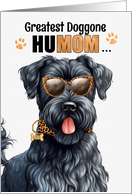 Mother’s Day Kerry Blue Terrier Dog Greatest HuMOM Ever card