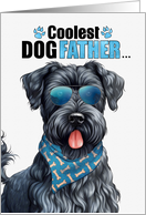 Father’s Day Kerry Blue Terrier Dog Coolest Dogfather Ever card
