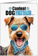 Father’s Day Lakeland Terrier Dog Coolest Dogfather Ever card