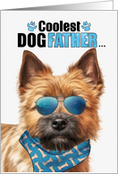 Father’s Day Norwich Terrier Dog Coolest Dogfather Ever card