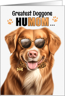Mother’s Day Duck Tolling Retriever Dog Greatest HuMOM Ever card