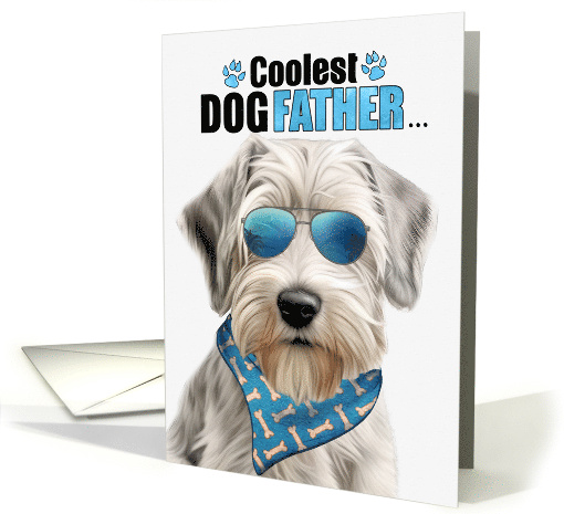 Father's Day Sealyham Terrier Dog Coolest Dogfather Ever card