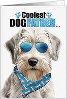 Father’s Day Sealyham Terrier Dog Coolest Dogfather Ever card